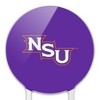 Northwestern State University Primary Acrylic Cake Topper Party Decoration for Wedding Anniversary Birthday Graduation - 3 of 4