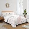 Sweet Jojo Designs Full/Queen Comforter Bedding Set Boho Rainbow Pink Tan and Yellow 3 pc - image 2 of 4