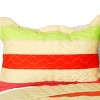 Slickblue 3 PC Handmade Full/Queen Quilt Set, Reversible Vermicelli Quilted, Horizontal Stripes, 37 Color Options - 2 of 4
