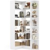 Besiost 6-Tiers Corner Bookshelves with Open Storage, 71" Tall Display Shelves for Bedroom - 3 of 4