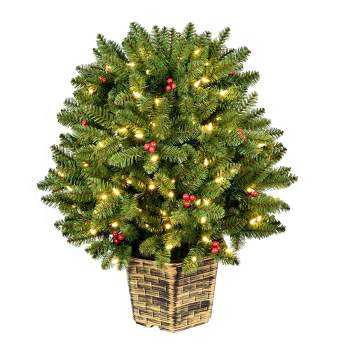 Vickerman Potted Tifton Potted Artificial Christmas Tree