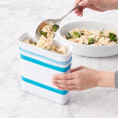 FreezeUp Food Block Maker, 6 Cup: YouCopia Freezer Organizer, Plastic, 2-Year Warranty, White