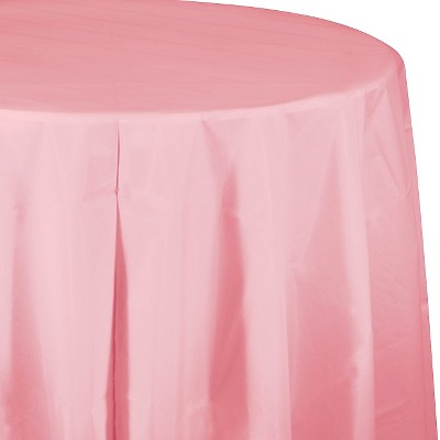 Classic Pink Disposable Tablecloth