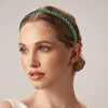 Unique Bargains Women's Rhinestone Hair Hoop Headband 0.24 Inch Wide 1 Pc - 3 of 4