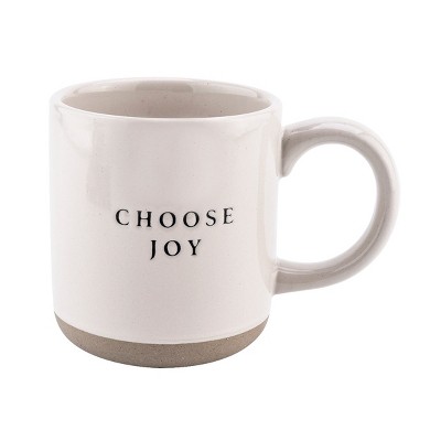Sweet Water Decor Choose Joy Stoneware Coffee Mug -14oz 