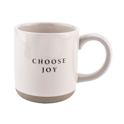 Choose Joy Stoneware Coffee Mug - A Cottage in the City