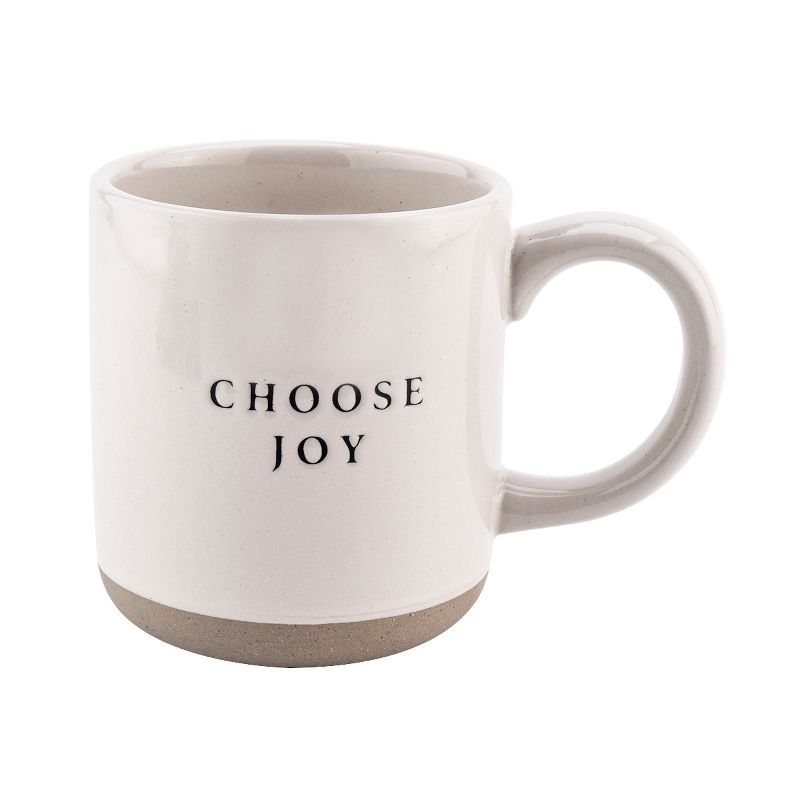 Sweet Water Decor Choose Joy Stoneware Coffee Mug -14oz , 1 of 5