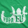Mens Papa Elf Shoe T Shirt Cute Christmas Santas Helper Tee For Guys - Crazy Dog Men's T Shirt - 2 of 4