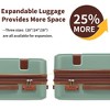 4 Piece Luggage Set with Compression Packing Cubes, Hardside Suitcase Set with Spinner Wheels & TSA Lock, Lightweight Travel Luggage Set - 4 of 4