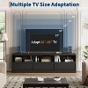 TV Stand for TVs up to 85",Mid Century Modern Entertainment Center with Storage Drawer & Open Shelves - 2 of 4