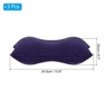 Unique Bargains Neck Support for Hiking Travel Ultralight Flocked Inflatable Camping Pillows 3 Pcs 13.6" x 8.7" - 2 of 4