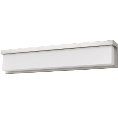 Cal Lighting LA-8035-26 Almeria Metal Led 26" Vanity Light with Acrylic Shade, Pine/Iron