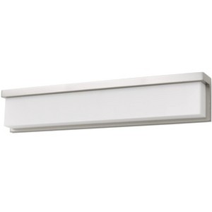 Cal Lighting LA-8035-26 Almeria Metal Led 26" Vanity Light with Acrylic Shade, Pine/Iron - 1 of 4