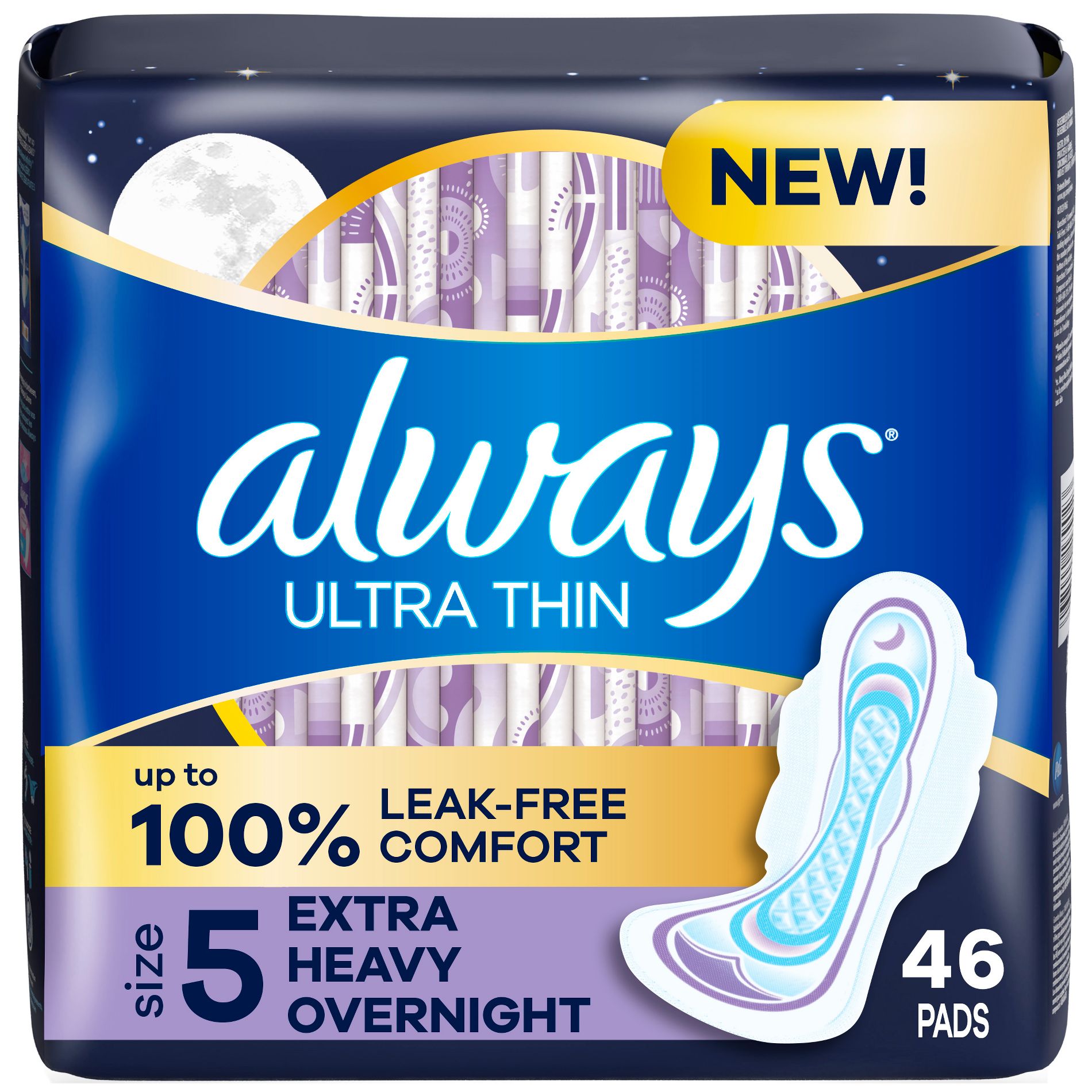 Always Ultra Thin Extra Heavy Overnight Pads
