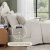 BAGOKIE 7 Pieces Crinkle Textured Bed in a Bag Comforter Set - 3 of 4