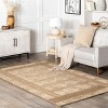 Nuloom Bronya Solid Tiled Jute Indoor Area Rug 5' x 8' in Natural - 2 of 4