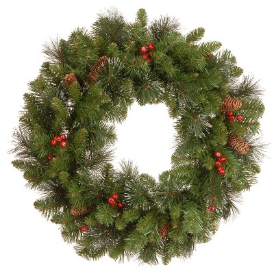 National Tree Company 24" Crestwood Spruce Wreath