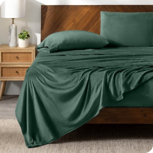 Queen Forest Green 6pc Microfiber Sheet Set By Bare Home : Target