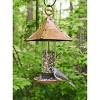 Palazzo Polished Copper Bird Feeder - Good Directions: No Assembly, Non-Toxic, 1.3 lb Seed Capacity - 3 of 3