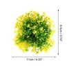 Unique Bargains Artificial Aquarium Grass Ball for Fish Tank Landscape Decoration Green Yellow 3.74x4.33 Inch 1 Pcs - 4 of 4