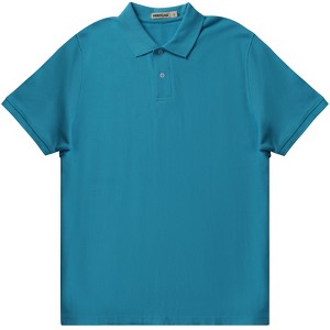 Whiskey and Oak Classic Fit Short Sleeve Polo Shirts for Men - 1 of 3