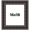 PosterPalooza | 3.5" Wide Ornate Black Picture Frame - UV Acrylic, Foam Board Backing, Hanging Hardware - 2 of 4