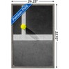 Trends International Joseph S Giacalone - Yellow On The Line Framed Wall Poster Prints - 3 of 4