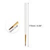 Unique Bargains Universal Nail Painting Brushes for Polish Painting Gold Tone Clear White 1 Pc - 4 of 4