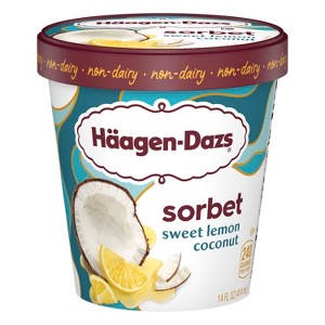 Haagen-Dazs Frozen Sweet Lemon Coconut Sorbet - 14oz - 1 of 4