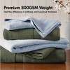 BAGOKIE 8pc 800GSM Cotton Towel Set - 2 of 4