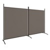 vidaXL 2-Panel Room Divider Anthracite 137"x70.9" Fabric - 2 of 4