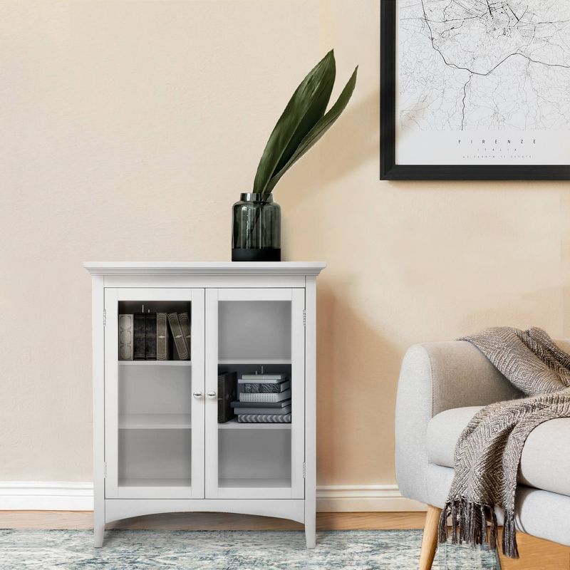 Madison Avenue Two Door Floor Cabinet White - Elegant Home Fashions, 5 of 13