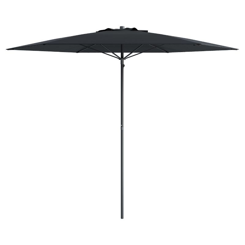 7.5&#39; x 7.5&#39; UV and Wind Resistant Beach/Patio Umbrella Black - CorLiving, 1 of 7