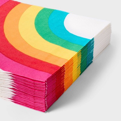 30ct Rainbow Lunch Napkins - Spritz&#8482;