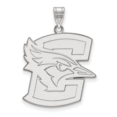 Black Bow Jewelry 14k White Gold Creighton Bluejays NCAA Extra Large Pendant