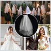 Unique Bargains Comb Wedding Veil White 1 Pc - 4 of 4