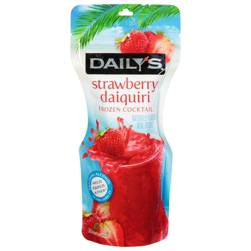 Daily&#39;s Strawberry Daquiri Frozen Cocktail - 10 fl oz Pouch, 1 of 10
