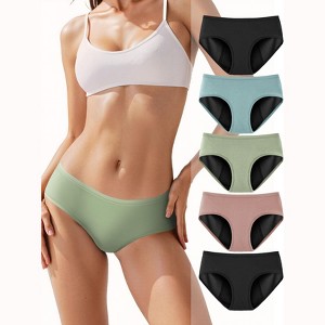 TIICHOO Period Underwear for Women Heavy Flow Menstrual Leakproof Panties - 1 of 4