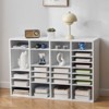 VEVOR Literature Organizer, 36 Compartments Office Mailbox with Adjustable Shelves, Wooden Mailbox Sorter Medium Density Fiberboard, White - 2 of 4