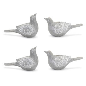 Melrose Stone Garden Bird Figurine (Set of 4) - 1 of 4