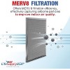 LifeSupplyUSA Aluminum Electrostatic Air Filter Replacement Washable Air PurifierA/C Filter for Central HVAC MERV 8 Long-Lasting - 3 of 4