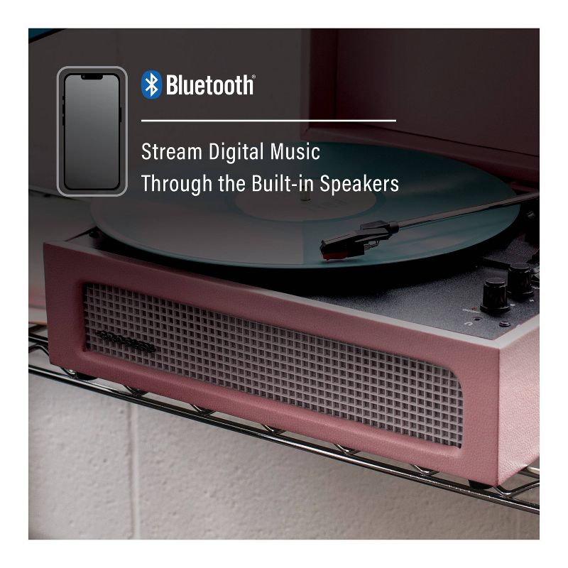 Crosley Voyager Bluetooth Vinyl Record Player - Amethyst, 6 of 15