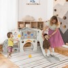 Infurnic Baby Activity Gyms Space-Themed Multi-Functional Play Center for Kids, Light Apricot, Multicolored, 76"*63""*37" - 2 of 4