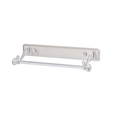 iDESIGN Steel Wall Mount Paper Towel Holder The York Lyra Collection Chrome: Stainless Steel, Hand Wash, Multicolored