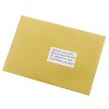 Avery Multi-Use Permanent Labels, 1.5" x 2.75", White, Non-Printable, 8 Packs, 608 Blank Labels Total (21924) - 2 of 4