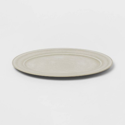 17" x 13" Melamine Lancashire Serving Platter White - Threshold™