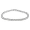 Haus of Brilliance Silver 1.0 Cttw Diamond Miracle-Set Cut-Circle Tennis Bracelet - 2 of 4