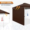EAGLE PEAK Pop Up Canopy Tent with 1 Sidewall, Easy Setup Event Tent - 3 of 4