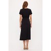 WEST K Women's Georgia Knee-length Faxu Wrap Knit Dress - 3 of 4
