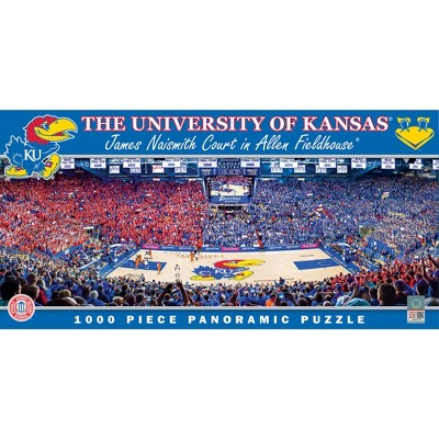 MasterPieces Sports Panoramic Puzzle - NCAA Kansas Jayhawks Basketball
